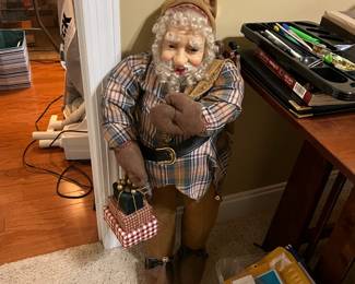 #92	Tall Rustic Santa - 41" Tall	 $75.00 			
