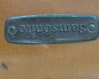 #97	Set of 2 Vintage Suitcases by Samsonite - Brown	 $50.00 			
