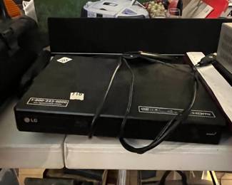 #110	LG Blue-Ray DVD Player	 $20.00 			
