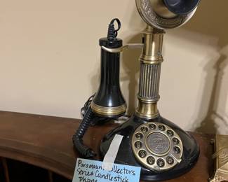 #122	Paramount Collectors Series Candlestick Phone	 $30.00 			

