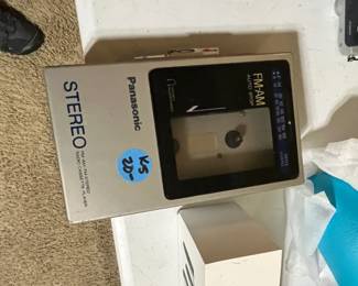 #133	Panasonic AM/FM Cassette Player - Vintage	 $20.00 			
