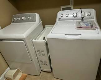 #135	Set of GE Washer/Dryer - no agitator - Large Capacity 	 $400.00 			
142 cart between the washer/dryer $20 SOLD