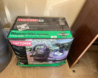 #155	Craftsman Blower/Vac Gas - New in Box  7179729 Model Number	 $70.00 			
