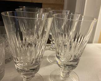 #169	ET	Fostoria clear water stem glasses set of `6	 $72.00 			
#170	ET	Fostoria  clear Water stem glasses set of 8	 $96.00 			
