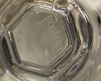 #169	ET	Fostoria clear water stem glasses set of `6	 $72.00 			
#170	ET	Fostoria  clear Water stem glasses set of 8	 $96.00 			
