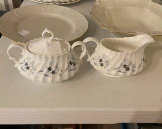 #167	ET	Royal Dalton Millefleur Sugar and creamer	 $30.00 			

