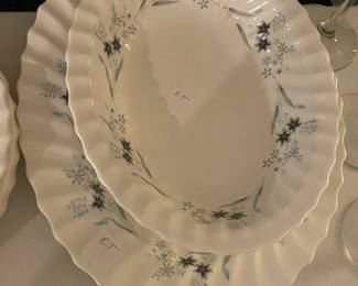 #166	ET	Royal Dalton Millefleur Veggie bowl and plater oval	 $40.00 			
