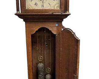 ANTIQUE SCOTTISH TALL CASE CLOCK