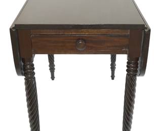 AMERICAN SHERATON DROP LEAF TABLE