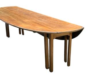 ANTIQUE GEORGIAN STYLE HUNT TABLE DROP LEAF