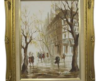 MCM QUAI D'ORSAY PAINTING ARMSTRONG