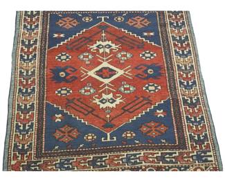 TURKISH OUSHAK RUG HAND KNOTTED