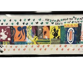 HENRI MATISSE ELLE VITA PARAITRE LE MATIN 1950 COLOR LITHO