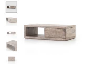 Beautiful Dillon coffee table with pull out drawer