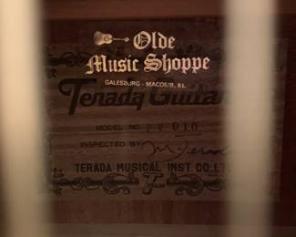 Beautiful Tenada acoustic guitar 