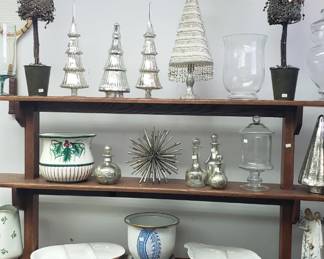 Mercury Glass Holiday Trees