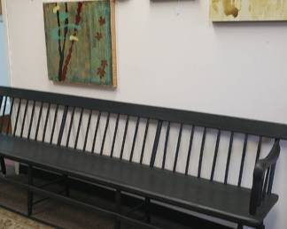 Parsons painted Bench
