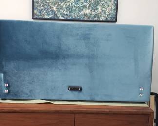 Revo Turquoise Queen bed frame