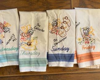 Days of The Week Towels