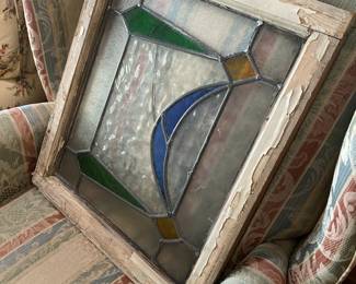 As Is Stained Glass Framed