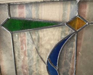 As Is Stained Glass Framed