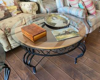 Glass Top Coffee Table
