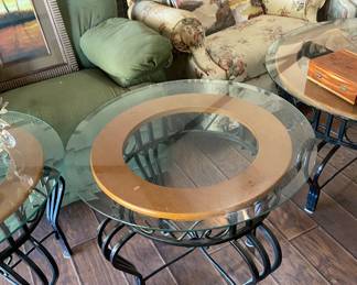 Glass Top End Tables