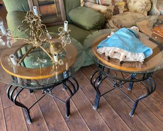 Glass Top End Tables