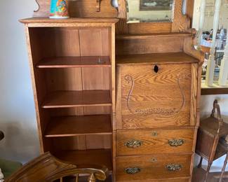 Antique Drop Front Secretary