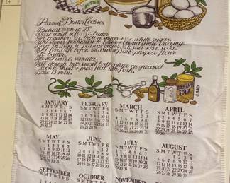 1984 Calendar Towel