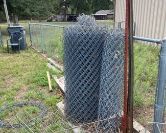 Rolls of Chain Link Fencing