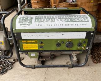 Propane Powered Generator