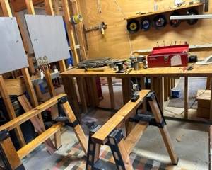 Lots of workshop tools 