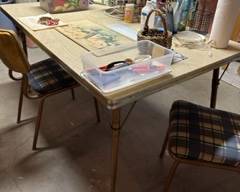 Vintage retro table and chairs 