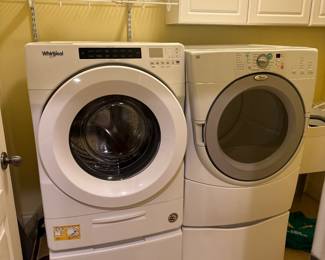 Whirlpool Duet front loader washer and dryer 