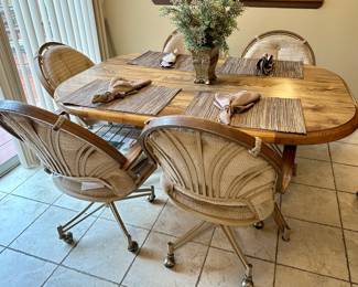 Kitchen Table with One Leaf