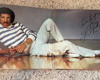Vinyl Record Lionel Richie - Signed
