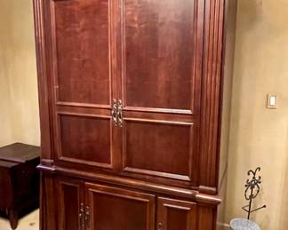 Mahogany Entertainment Armoire