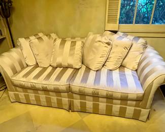 Silk Damask Couch (2 matching)