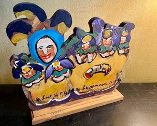 Mardi Gras Art (wood)