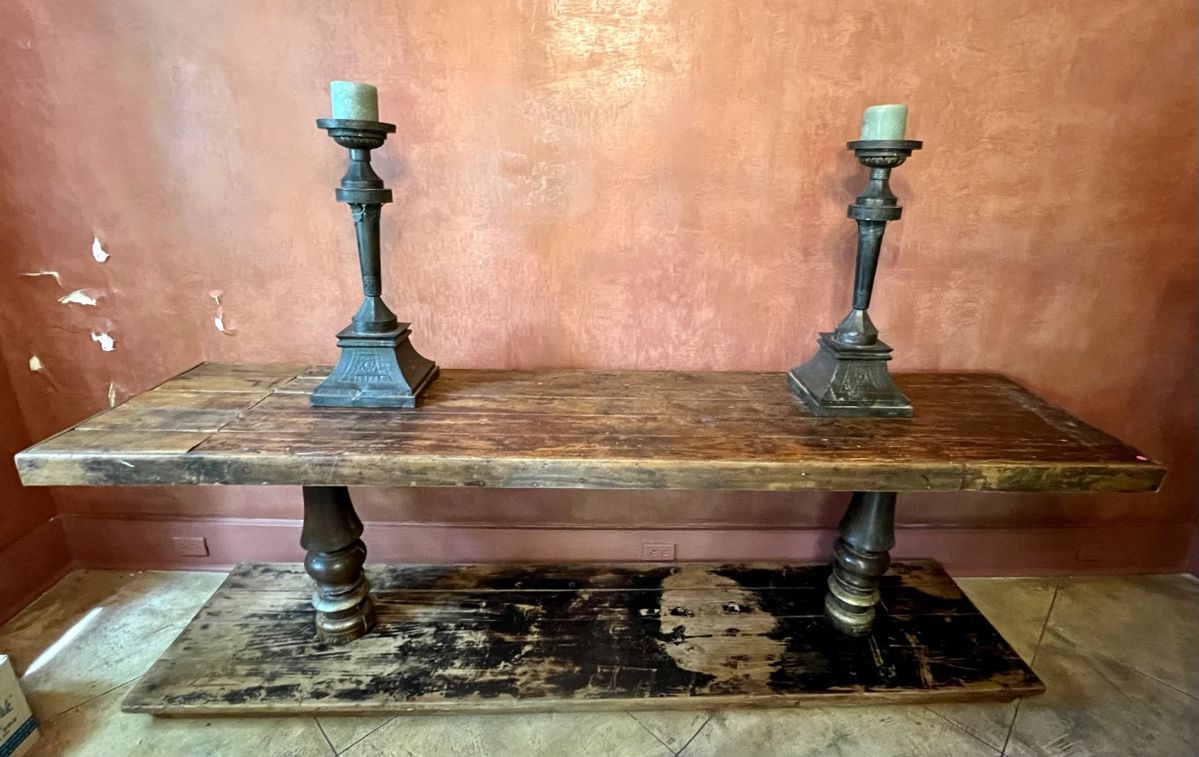 Large Antique Console Table