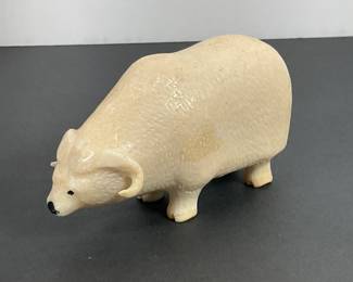 Iniut carved Muscox - Signed JF
