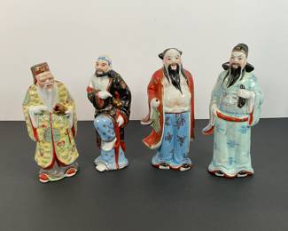 Vintage Chinese Porcelain Wise men