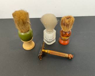 Shaving Brushes & Vintage razor