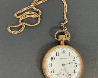 Hampden 1914 Pocket watch Sz 16