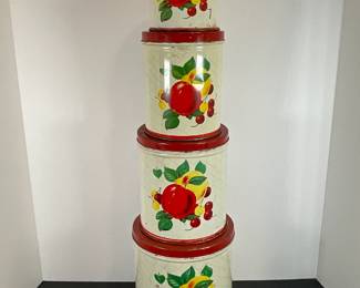 Vintage Decoware Kitchen Tins