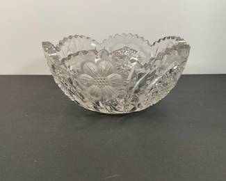 American Cut Glass Bowl