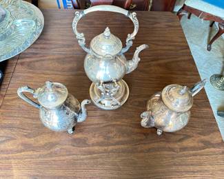 Silver tea set
