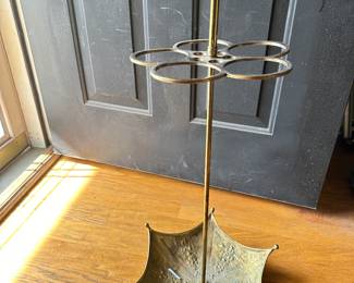 Brass umbrella stand 