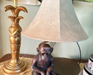 Monkey lamp